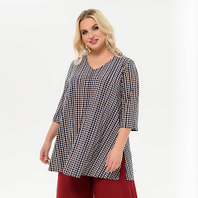 Туника А-силуэта, с разрезами, масло