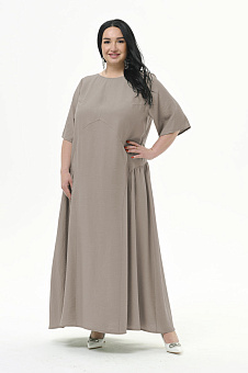 Платье длинное из плотной вискозы, цвет